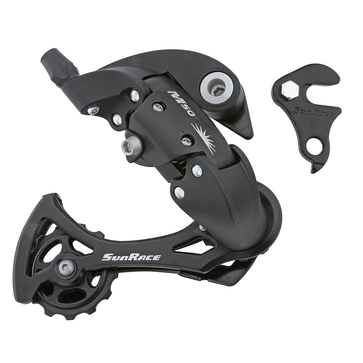 Rear Derailleur 8 Speed RDM57-LD Direct Black Sun Race.